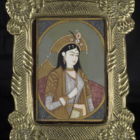 Moghul Empress in Heavy Bronze Frame