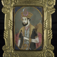 Moghul Emperor in Heavy Bronze Frame