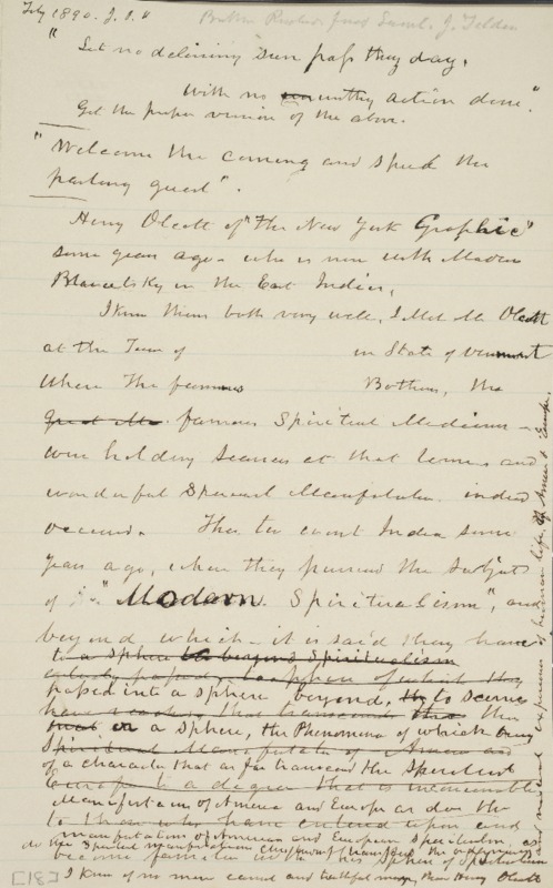 Notes, 1890-02