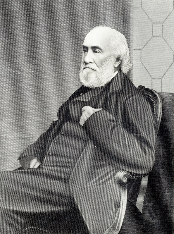 Engraving of Joseph Peace Hazard, 1890