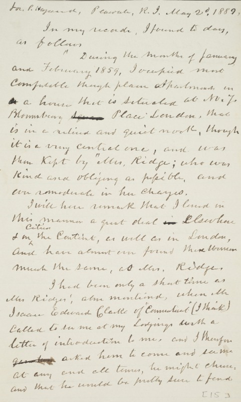 Notes, Peacedale, 1889-05-02