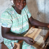 Woman with Loom