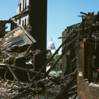 Randall Square Mills after Fire