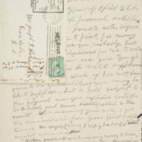 Letter to Joseph Peace Hazard, 1889-05-01