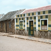 Contrasting Building Styles in Village