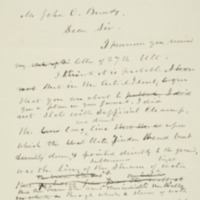 Letter to John C. Bundy, 1889-02-02