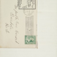 Letter to Joseph Peace Hazard, 1889-02-12