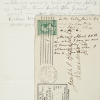 Letter to Joseph Peace Hazard, 1889-04-09